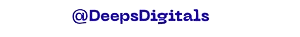 DeepsDigitals official logo - Freelance Social Media Marketing